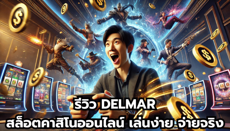 รีวิว DELMARสล็อตคาสิโนออนไลน์ เล่นง่าย จ่ายจริง