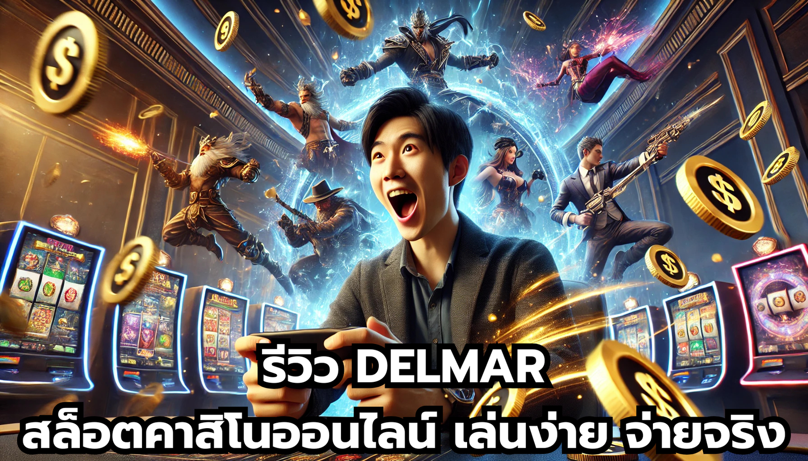 รีวิว DELMARสล็อตคาสิโนออนไลน์ เล่นง่าย จ่ายจริง