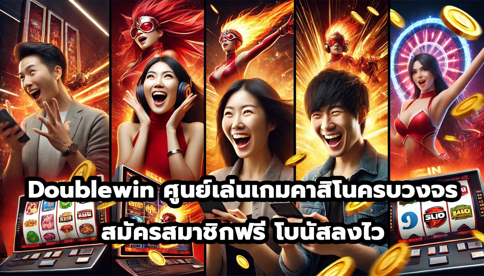 Doublewin ศูนย์เล่นเกมคาสิโนครบวงจร สมัครสมาชิกฟรี โบนัสลงไว-2